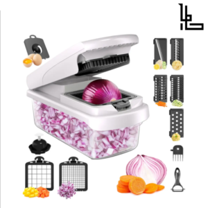 LUBANACHEN Kitchen Mandoline Cutter – Multi-Function Vegetable & Tomato Slicer Dicer for Fast Meal Prep